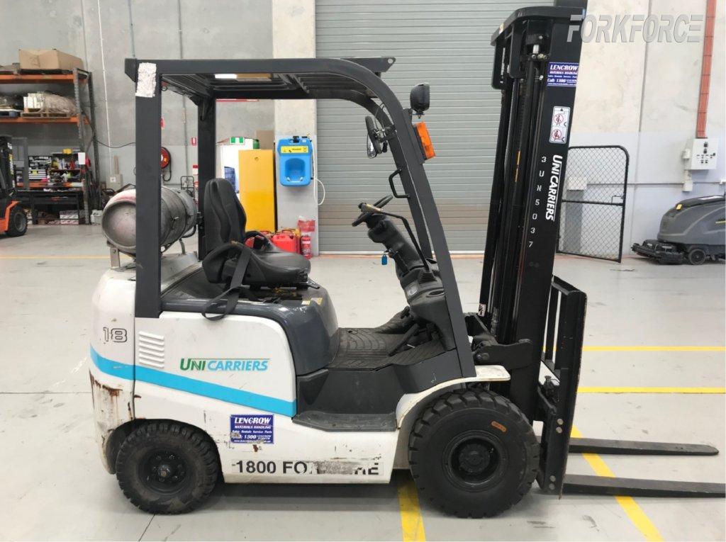 Used UniCarriers 1.8 Ton LPG - Petrol Forklift