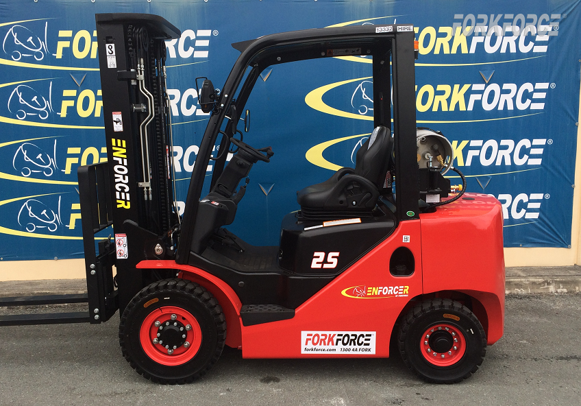 Used Enforcer 2500Kg LPG-Petrol Forklift (FG25T-NHC)