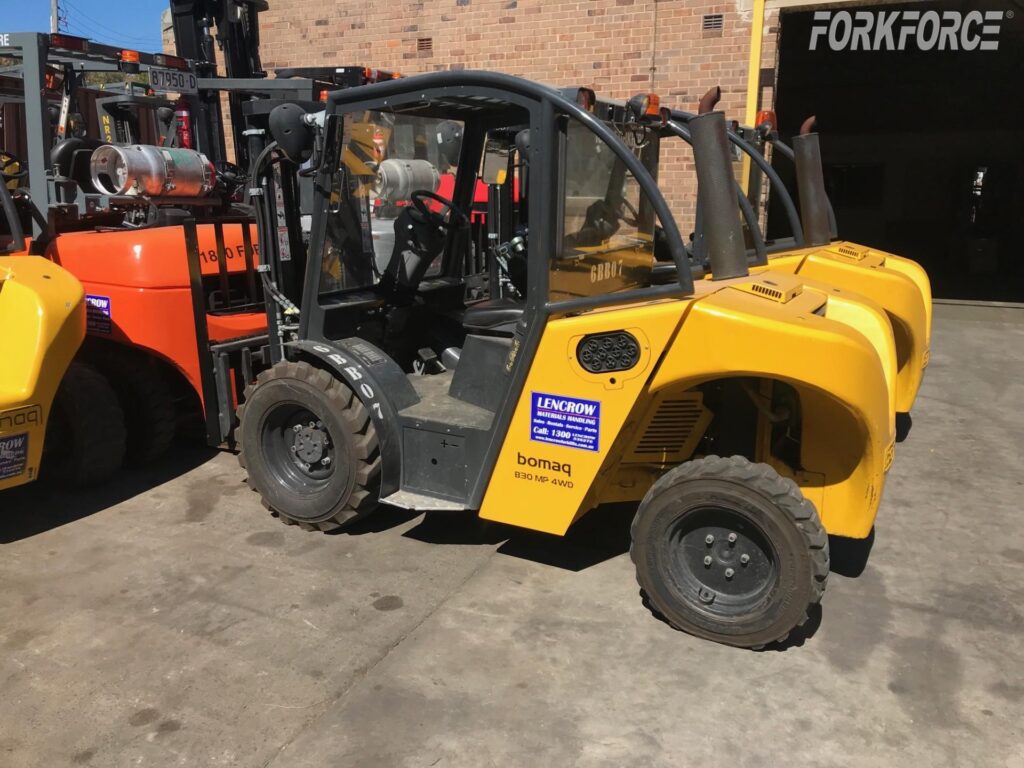 Used Bomaq 3T 4WD Rough Terrain Forklift (3.6m)