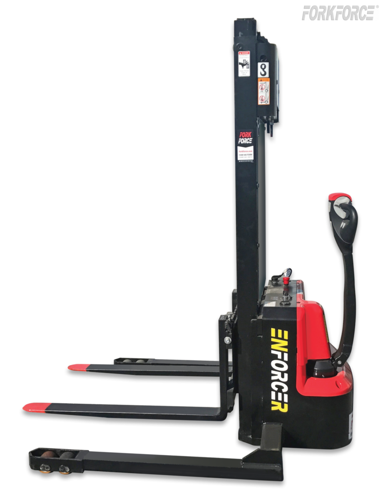 Enforcer 1.2T Electric Walkie Straddle Stacker