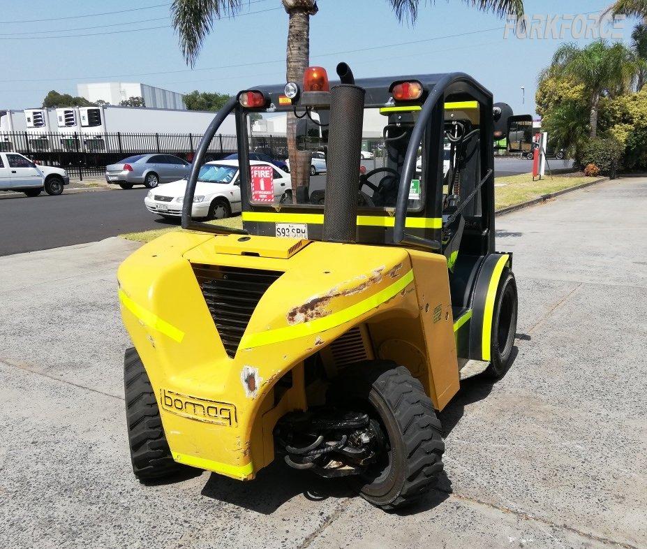 Used BOMAQ 3 Ton Diesel Rough Terrain Forklift