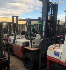 Used Nissan 4.5T LPG Forklift (Engine Counterbalance)