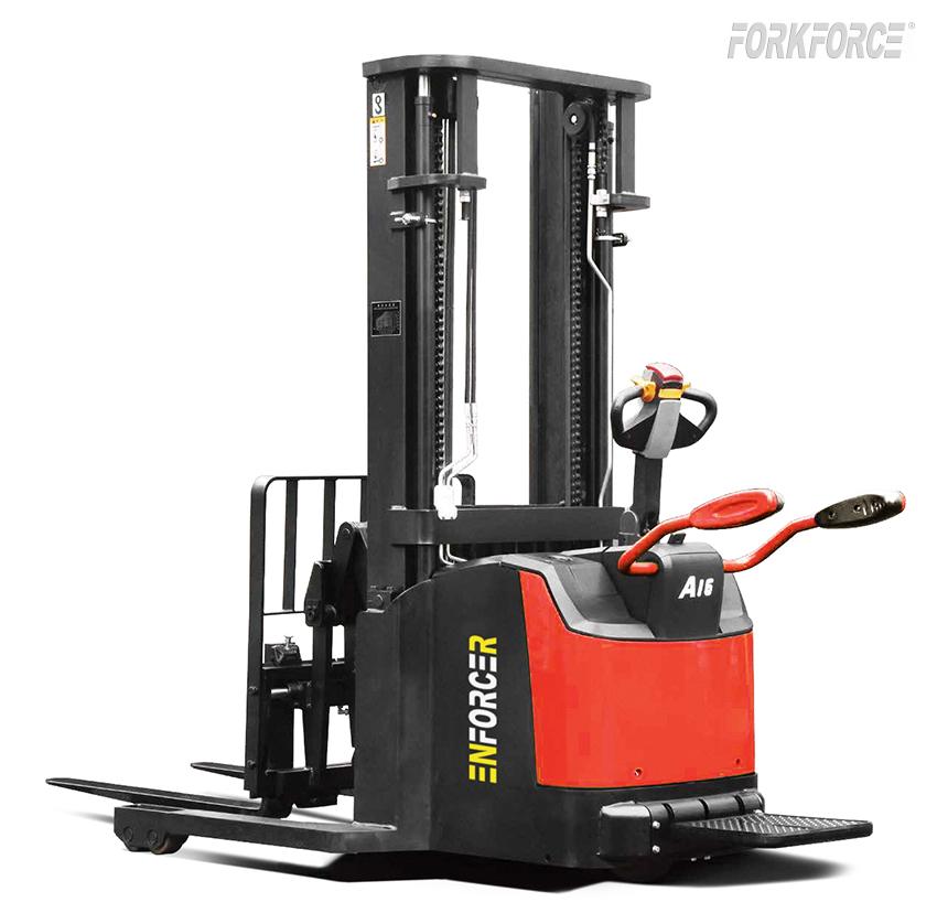 Enforcer 1.6T Lithium Pantographic Walkie Reach Stacker