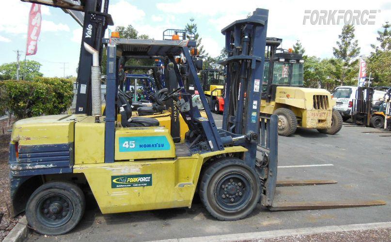 Used Komatsu FD45T-5 4.5 Ton Diesel Forklift