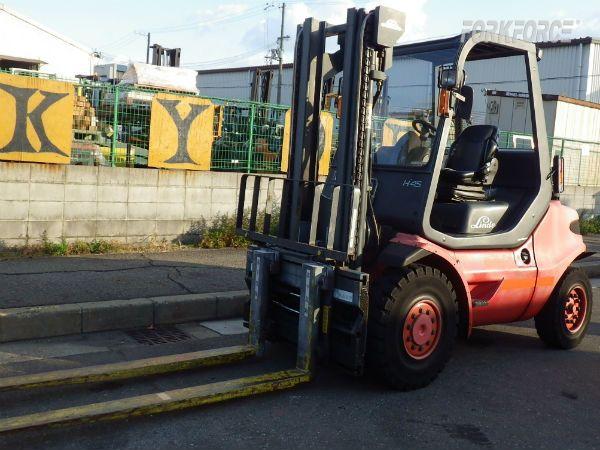 Used Linde H45D-04-600 4.5 Ton Diesel Forklift