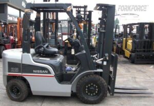 Used Nissan 2.5 Tonne LPG Forklift (w/ Side Shift)