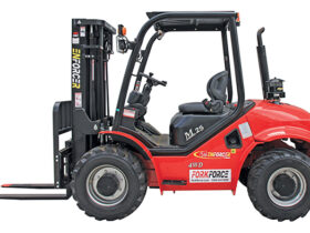 FLDAXF25-01Y2ZS Enforcer 2.5T 4WD Diesel Rough Terrain Forklift- Side View