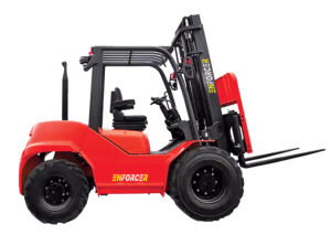 FLDAXF25-09M1XS Enforcer 2.5T 4WD Diesel Rough Terrain Forklift- Side View