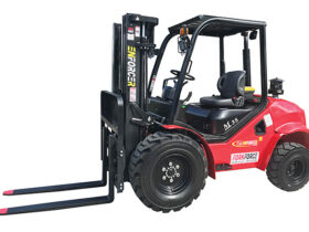 FLDAXT35-01Y2ZS Enforcer 3.5T 2WD Diesel Rough Terrain Forklift- Side View