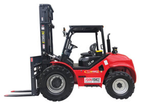 FLDAXT50-01L3ZS Enforcer 5T 2WD Diesel Forklift- Side View