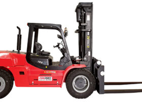 Side View- FLDCXT100-01C2ZS Enforcer 10T Diesel Forklift