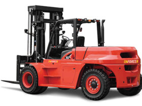 FLDCXT160-08W1VE Enforcer 16T Diesel Forklift- Back/ Side View