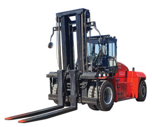 FLDCXT180-01C3ZS Enforcer 18T Heavy Duty Diesel Forklift- Front/Side View